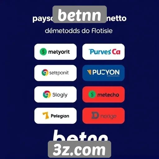 Os métodos de pagamento disponíveis na betnn